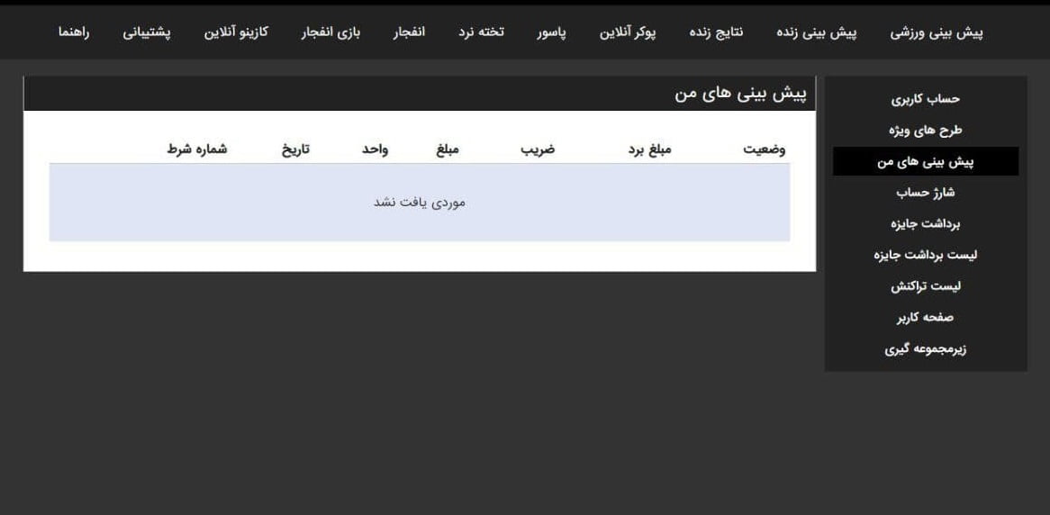 بانس های سایت ir bwin
