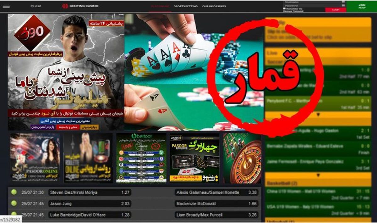 مجازات شرط بندی در ایران