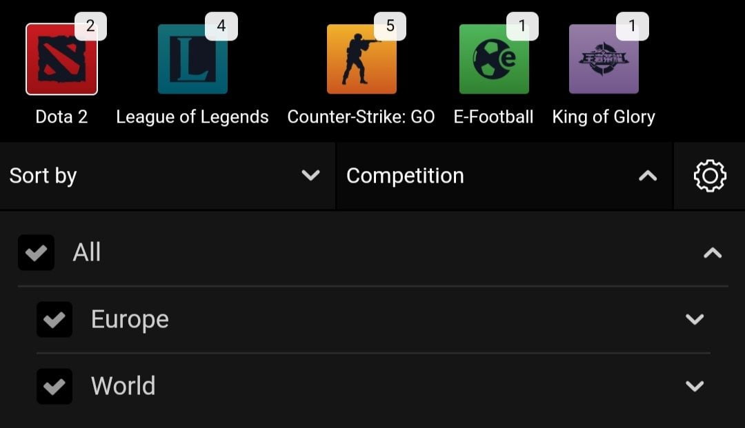 ورزش های الکترونیکی بت برو betboro