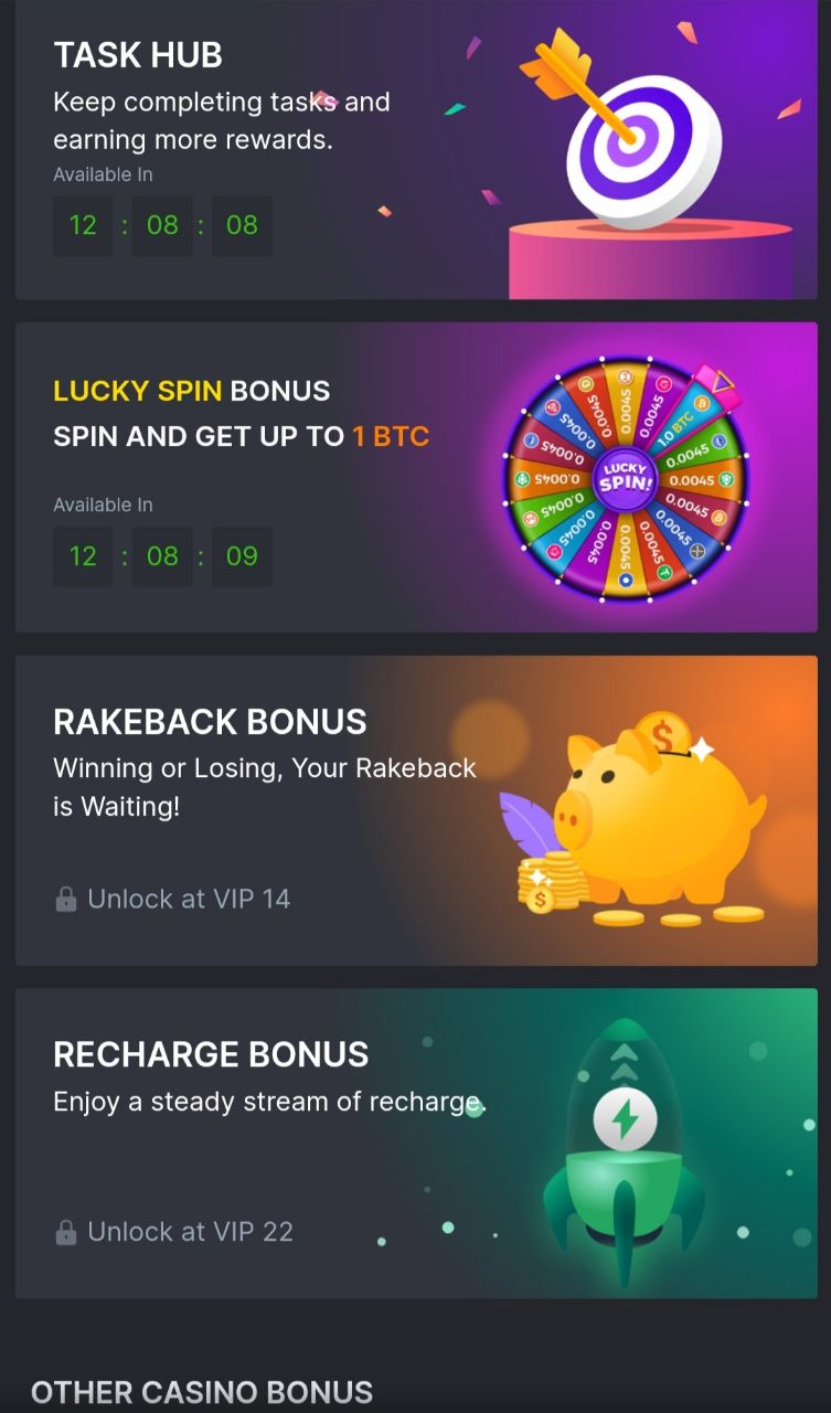 بونوس های سایت بی سی گیم