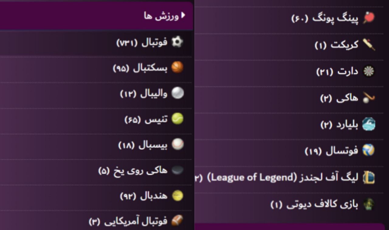 شرط بندی ورزشی طوفان بت
