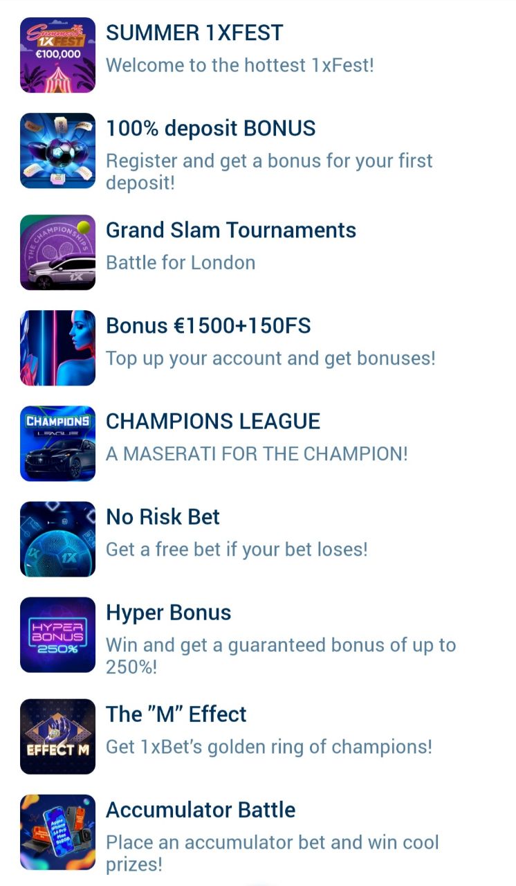 وان ایکس بهترین سایت برای بونوس