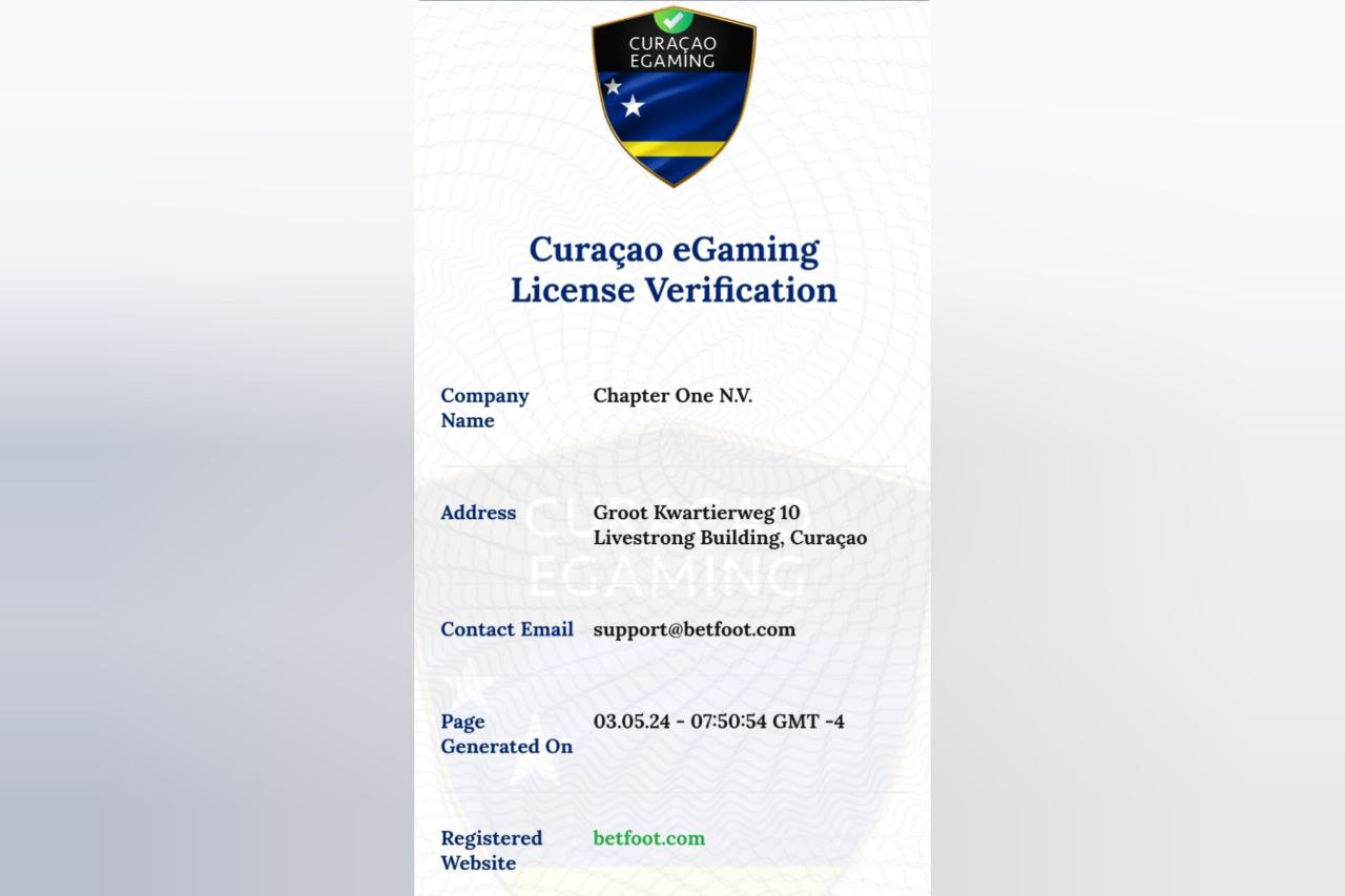 لایسنس سایت بت فوت