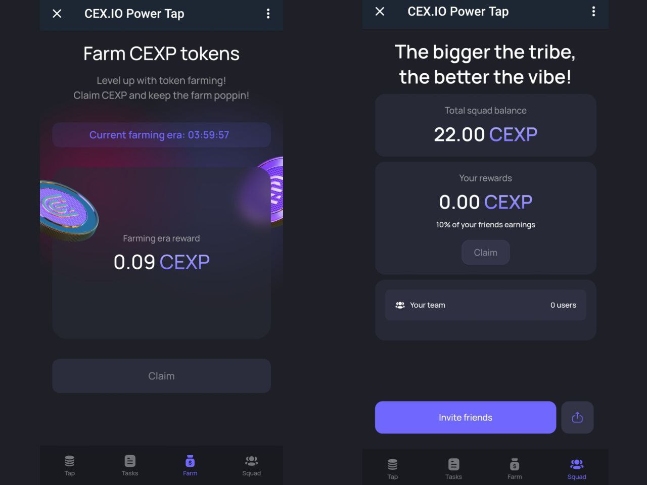 فارم در بازی cexp